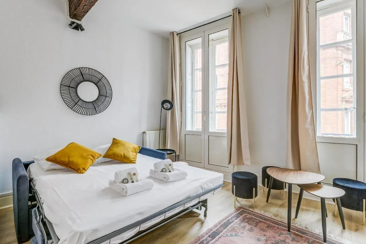 Апартаменты Charming Studio In The Centre Of Toulouse - Welkeys